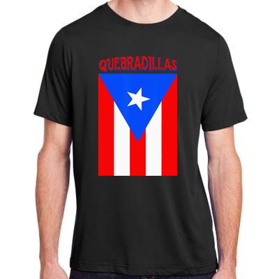 Puerto Rican Quebradillas Puerto Rico Flag Adult ChromaSoft Performance T-Shirt