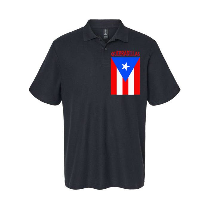 Puerto Rican Quebradillas Puerto Rico Flag Softstyle Adult Sport Polo