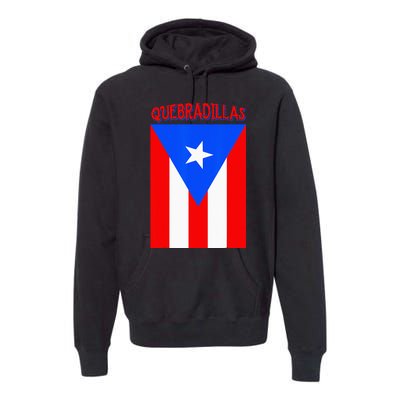 Puerto Rican Quebradillas Puerto Rico Flag Premium Hoodie