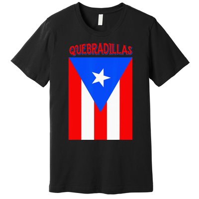 Puerto Rican Quebradillas Puerto Rico Flag Premium T-Shirt