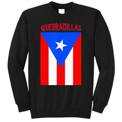 Puerto Rican Quebradillas Puerto Rico Flag Tall Sweatshirt