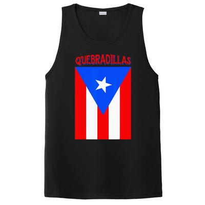 Puerto Rican Quebradillas Puerto Rico Flag PosiCharge Competitor Tank