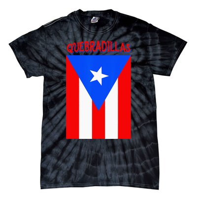 Puerto Rican Quebradillas Puerto Rico Flag Tie-Dye T-Shirt