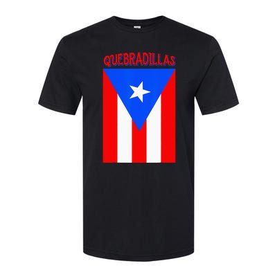 Puerto Rican Quebradillas Puerto Rico Flag Softstyle CVC T-Shirt