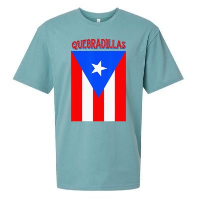 Puerto Rican Quebradillas Puerto Rico Flag Sueded Cloud Jersey T-Shirt