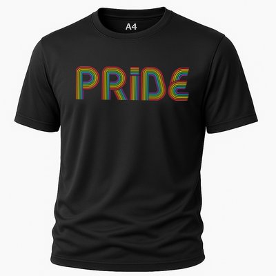 Pride Rainbow Retro Celebration Performance Shirt