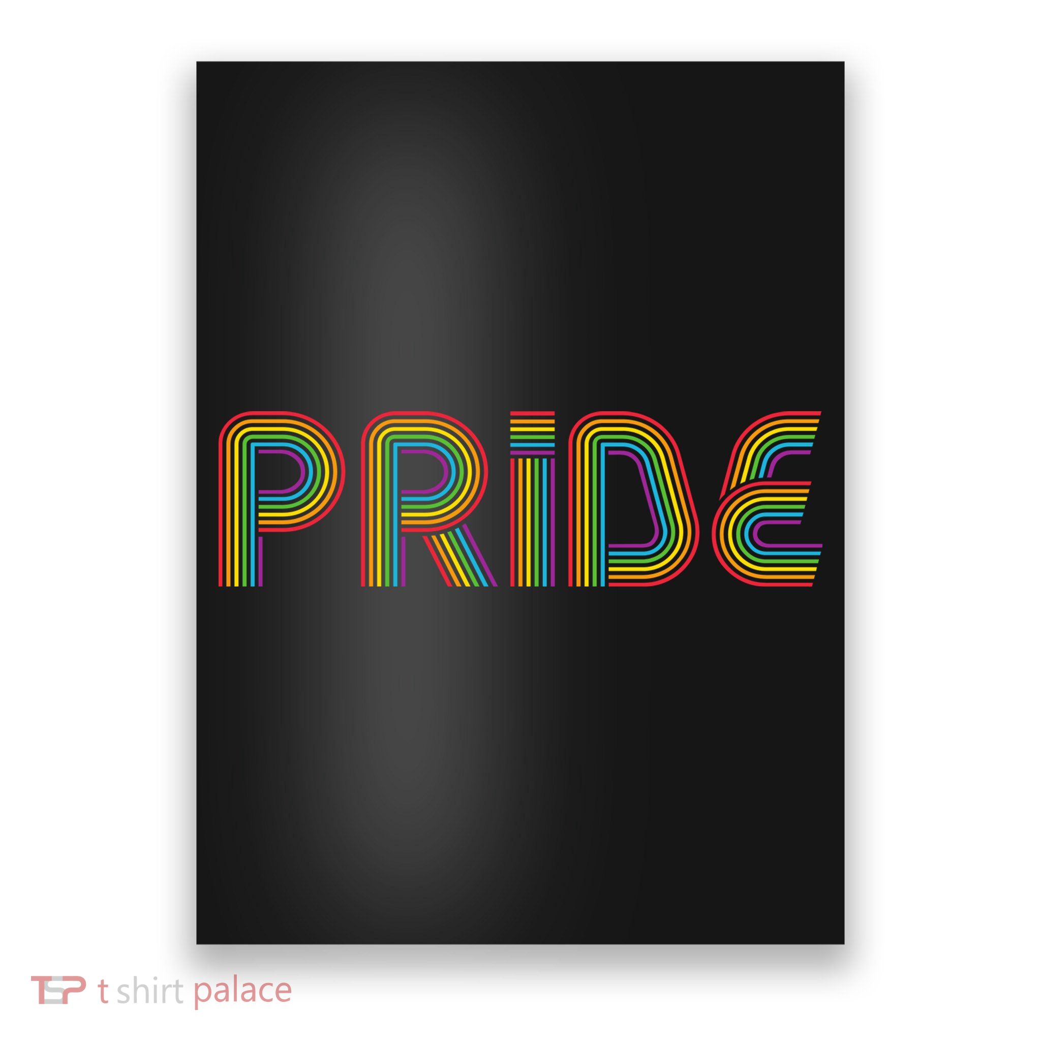 Pride Rainbow Retro Celebration Poster