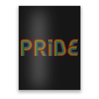 Pride Rainbow Retro Celebration Poster