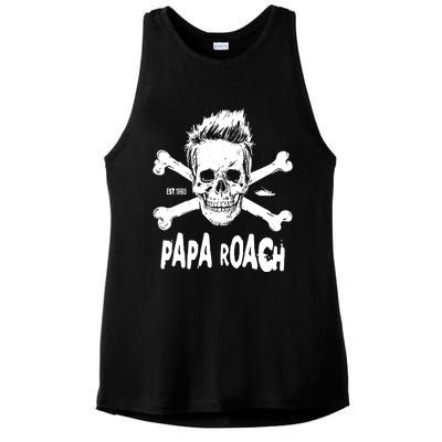 Papa Roach Rocktober Ladies PosiCharge Tri-Blend Wicking Tank