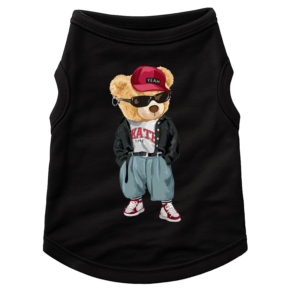 Punk Rocker Rapper Popster Punker Teddy Bear Rap Hip Hop Doggie Tank