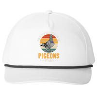 Pigeon Racing Retro Vintage Birdwatching Breeder Snapback Five-Panel Rope Hat