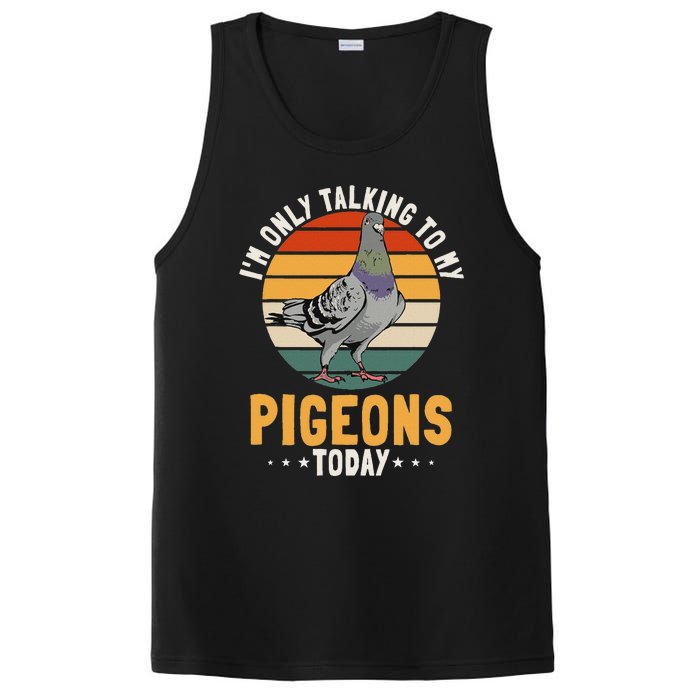 Pigeon Racing Retro Vintage Birdwatching Breeder PosiCharge Competitor Tank