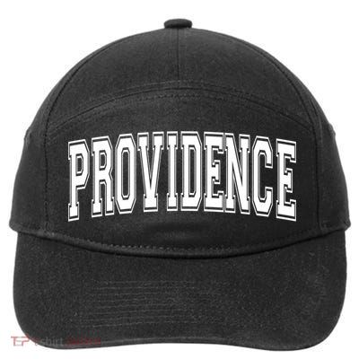 Providence Ri Rhode Island Usa Vintage Sports Varsity Style Cool Gift 7-Panel Snapback Hat