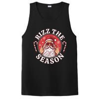 Punk Rock Retro Rizz The Season Funny Santa Clause Rizzler PosiCharge Competitor Tank