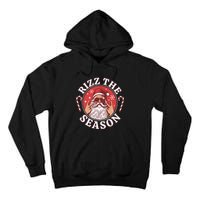 Punk Rock Retro Rizz The Season Funny Santa Clause Rizzler Tall Hoodie