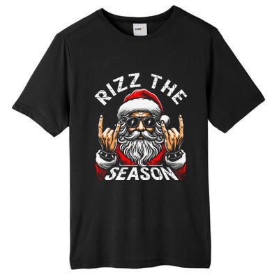 Punk Rock Retro Rizz The Season Funny Santa Clause Rizzler Tall Fusion ChromaSoft Performance T-Shirt