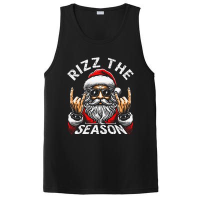 Punk Rock Retro Rizz The Season Funny Santa Clause Rizzler PosiCharge Competitor Tank