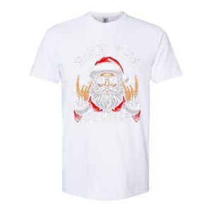 Punk Rock Retro Rizz The Season Funny Santa Clause Rizzler Softstyle CVC T-Shirt