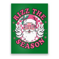 Punk Rock Retro Rizz The Season Funny Santa Clause Rizzler Poster