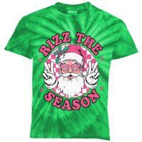 Punk Rock Retro Rizz The Season Funny Santa Clause Rizzler Kids Tie-Dye T-Shirt