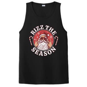 Punk Rock Retro Rizz The Season Funny Santa Clause Rizzler PosiCharge Competitor Tank