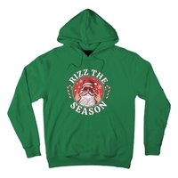 Punk Rock Retro Rizz The Season Funny Santa Clause Rizzler Hoodie