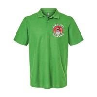 Punk Rock Retro Rizz The Season Funny Santa Clause Rizzler Softstyle Adult Sport Polo