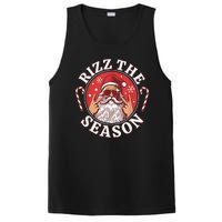 Punk Rock Retro Rizz The Season Funny Santa Clause Rizzler PosiCharge Competitor Tank