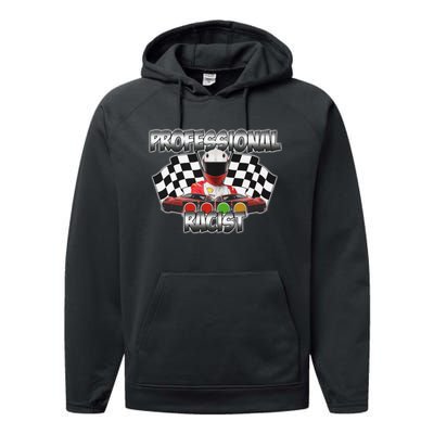 Professional Racist Racing Performance Fleece Hoodie