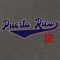 Puerto Rico Retro Baseball Cotton Canvas Backpack