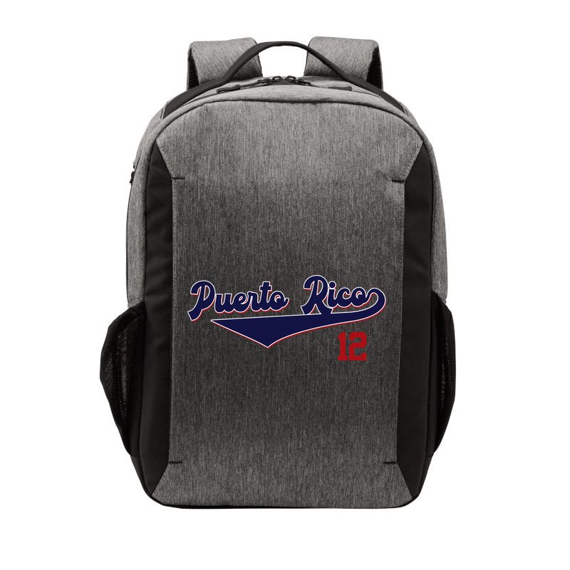 Puerto Rico Retro Baseball Vector Backpack