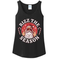 Punk Rock Retro Rizz The Season Funny Santa Clause Rizzler Ladies Essential Tank