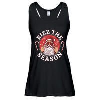 Punk Rock Retro Rizz The Season Funny Santa Clause Rizzler Ladies Essential Flowy Tank