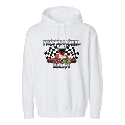 Professional Racist Racing Garment-Dyed Fleece Hoodie