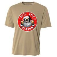 Punk Rock Retro Rizz The Season Funny Santa Clause Rizzler Cooling Performance Crew T-Shirt