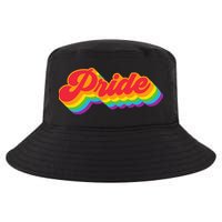 Pride Rainbow Retro LGBTQ Cool Comfort Performance Bucket Hat