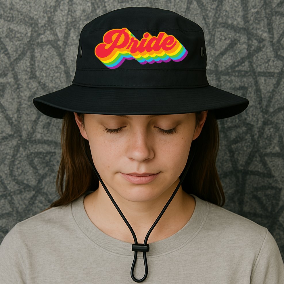 Pride Rainbow Retro LGBTQ Bucket Hat