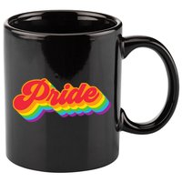 Pride Rainbow Retro LGBTQ 11oz C Handle Ceramic Mug