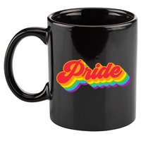 Pride Rainbow Retro LGBTQ 11oz C Handle Ceramic Mug