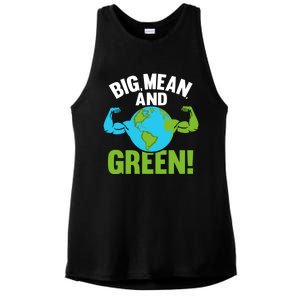 Pollution Reduce Reuse Recycle Earth Day Arbor Day Gift Ladies PosiCharge Tri-Blend Wicking Tank