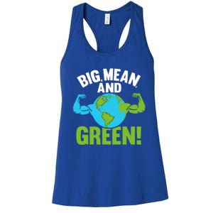 Pollution Reduce Reuse Recycle Earth Day Arbor Day Gift Women's Racerback Tank