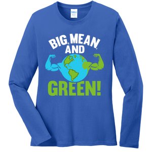 Pollution Reduce Reuse Recycle Earth Day Arbor Day Gift Ladies Long Sleeve Shirt