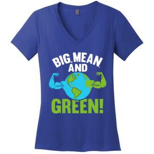 Pollution Reduce Reuse Recycle Earth Day Arbor Day Gift Women's V-Neck T-Shirt