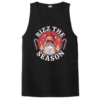 Punk Rock Rizz The Season Funny Santa Clause PosiCharge Competitor Tank