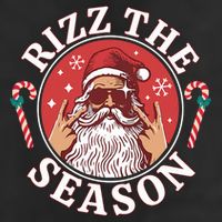 Punk Rock Rizz The Season Funny Santa Clause Trucker Hat