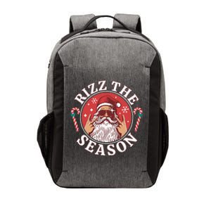 Punk Rock Rizz The Season Funny Santa Clause Vector Backpack