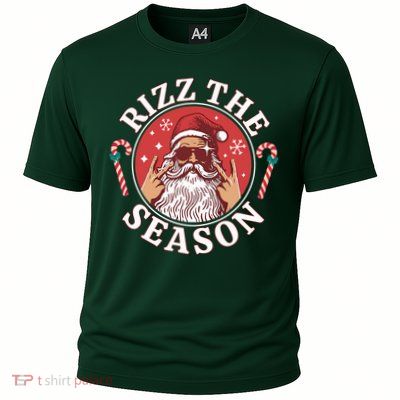 Punk Rock Rizz The Season Funny Santa Clause Performance Shirt