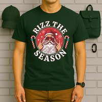 Punk Rock Rizz The Season Funny Santa Clause T-Shirt