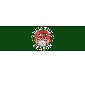 Punk Rock Rizz The Season Funny Santa Clause Bumper Sticker