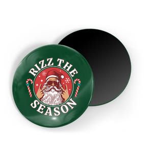 Punk Rock Rizz The Season Funny Santa Clause Magnet